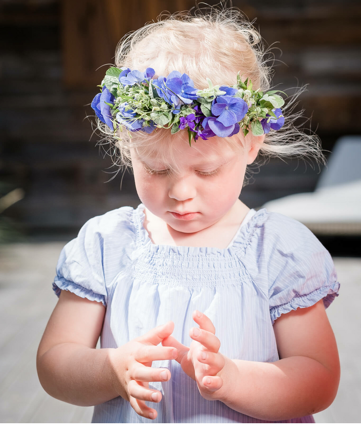 floristik Kind Blumen Haaren Heiraten auf Keitum Luxus Hotel Severins Sylt