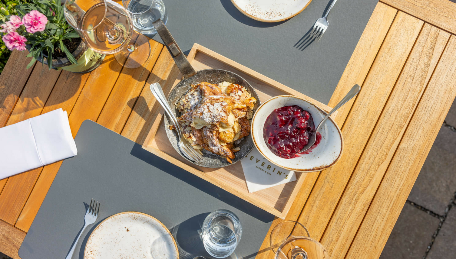 Terrasse des Restaurants Hoog auf Sylt